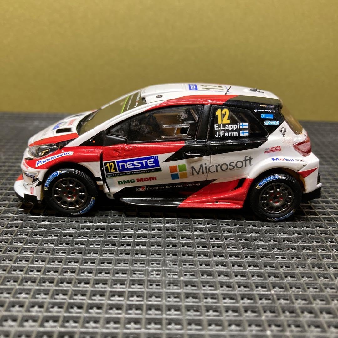 TOYOTA GR YARIS WRC ミニカー TOYOTA GR 1:64 Motorsport Pullback Car TOYOTA GR YARIS