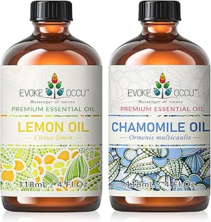 EVOKE OCCU Lemon Essential Oil and Chamomile Essential Oil - 4 Fl Oz