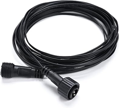 DELight 20 Ft Extension Cord for LED Tree String Lights 14 AWG Male to Female