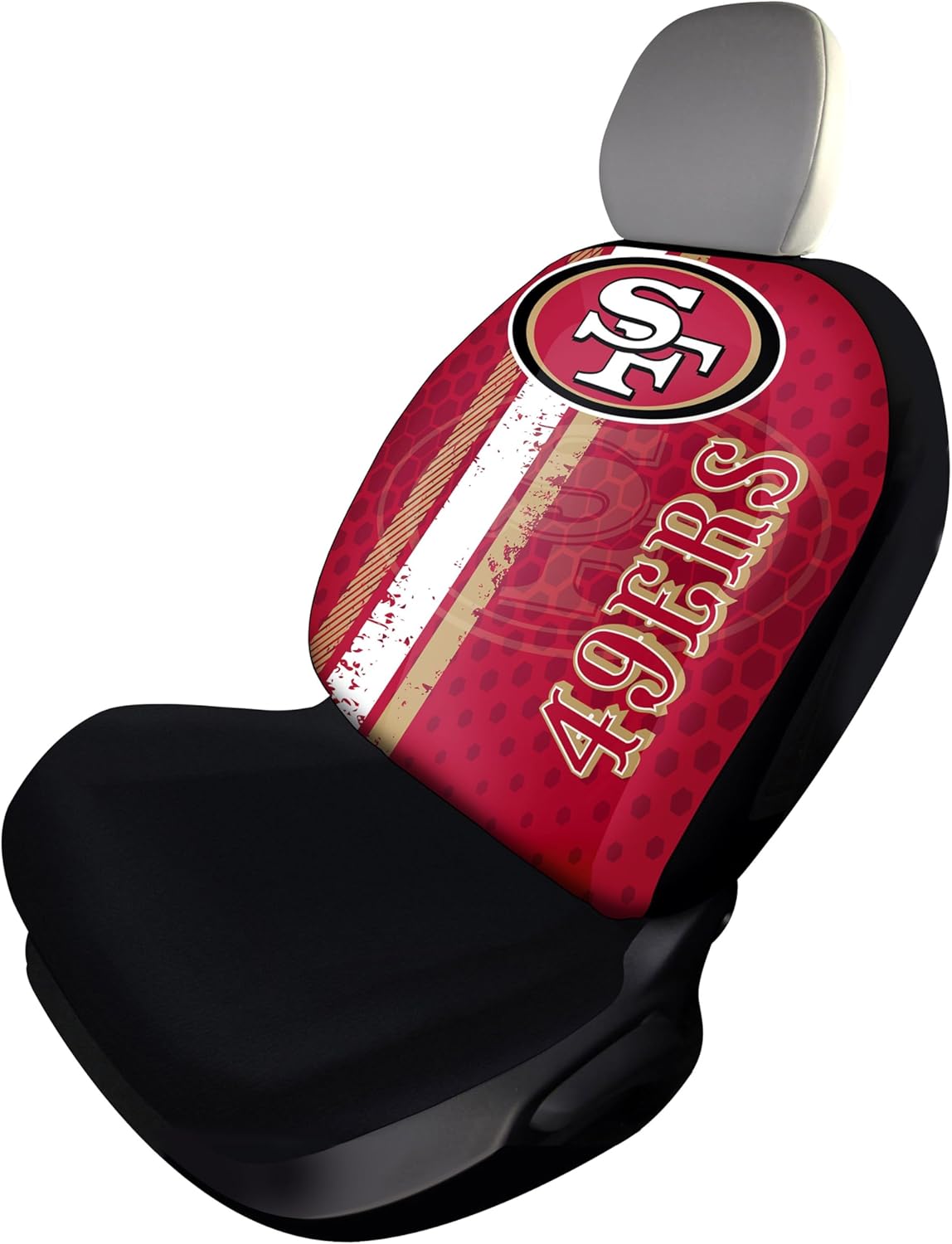 NFL - San Francisco 49ers SEATCOVERRALLY-San Francisco 49ers Rally Seat Cover - Full Color Vivid Design - 1pc