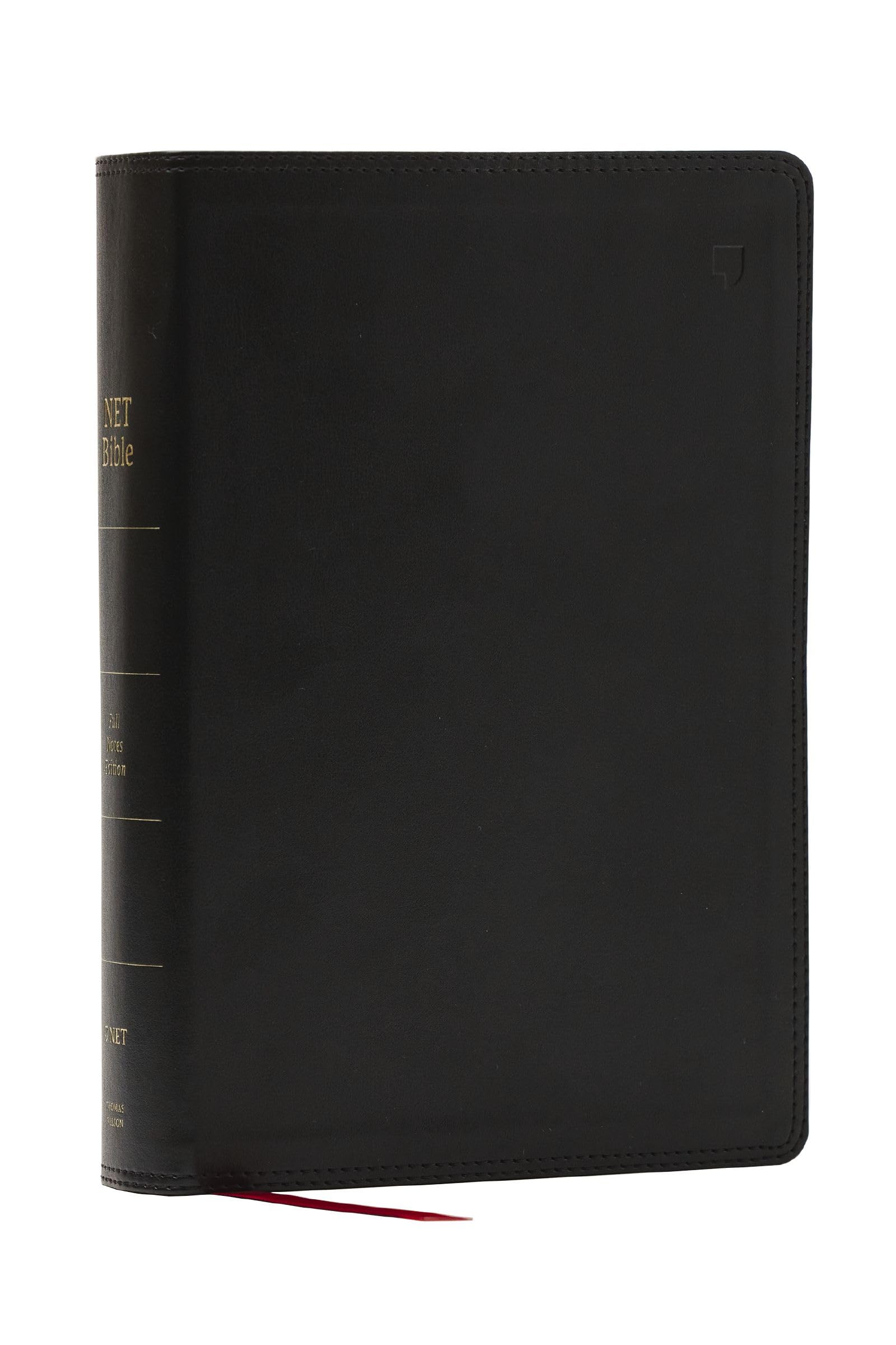 NET Bible Full Notes Edition NET Black Leathersoft Comfort Print  LEATHER-BOUND