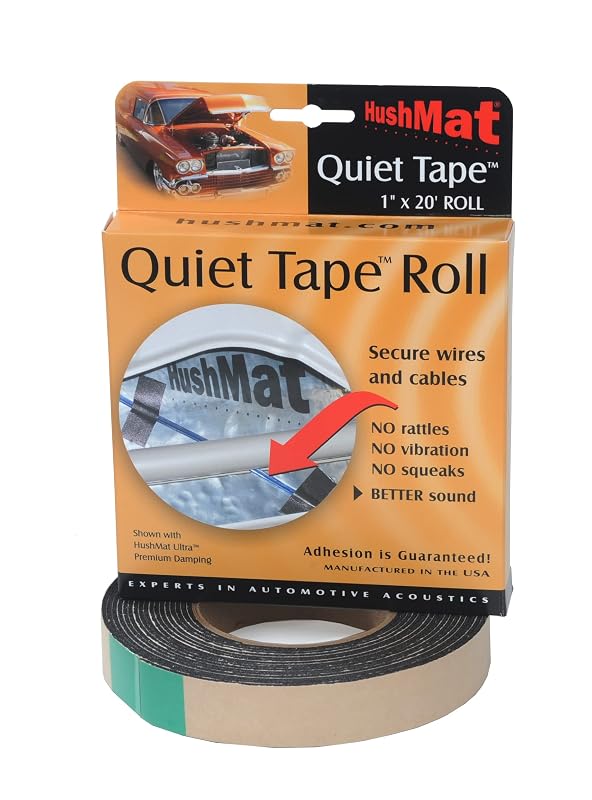 "HushMat HSM30300 1"" x 20' Quiet Tape Shop Roll", regular