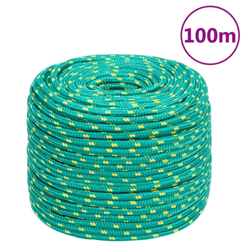 Corde De Bateau Polypropylène Bleu 14 Mm X 25 M - Câble Amarrage, Gréement, Ancrage Robuste Et Résistant