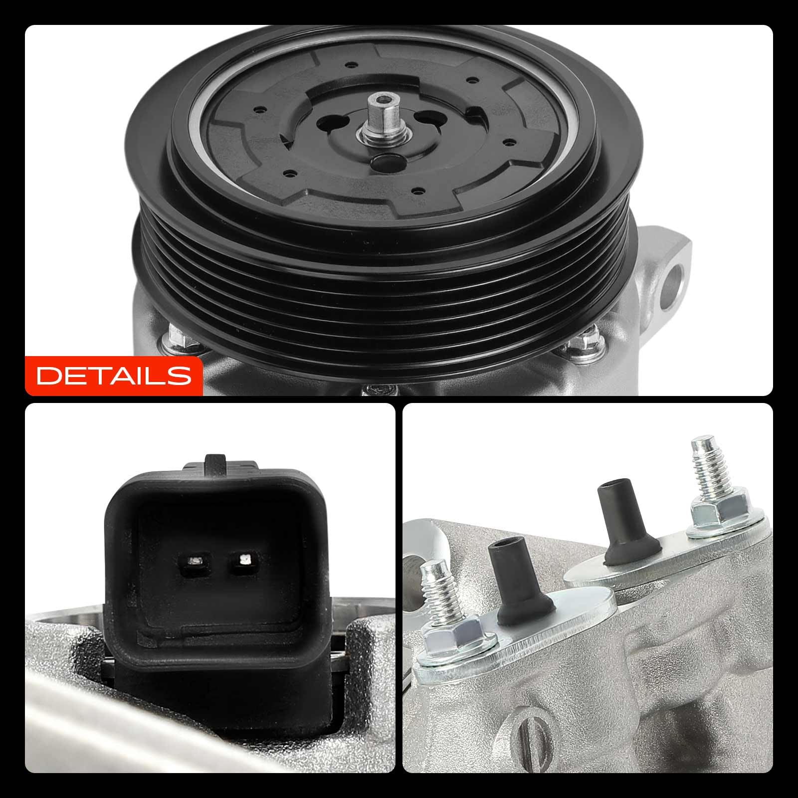 Frankberg Compressore aria condizionata con frizione Compatibile 208 I CA CC C3 II SC 2008 I CU DS3 SA SB ACP1591000S