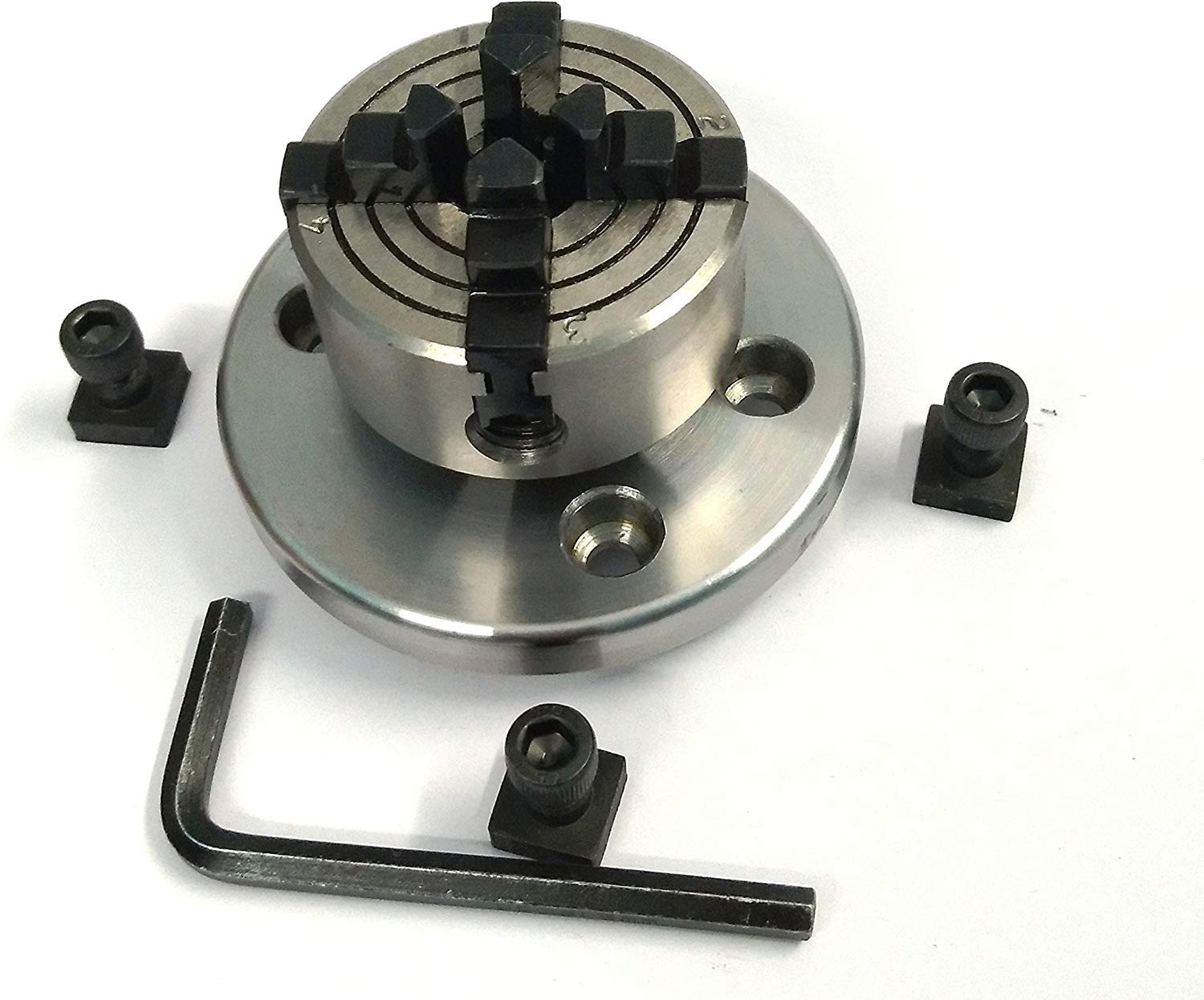 Mandrin rotatif de fraisage 50 mm à 4 mâchoires contre les vibrations d'usinage