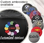 Custom Personalized Car Floor Mats - Luxury Full Coverage All Weather Cars Mats, Anti-Slip Leather Car Mat Set, Custom Floor Mats Fit for 99% of Cars, SUVs & Trucks (Color 39)