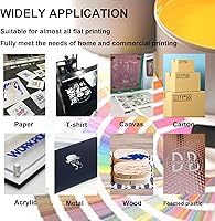 Vista 4 de INTSUPERMAI Marco de pantalla de seda de aluminio de 18 pulgadas x 20 pulgadas con marco de impresión de pantalla de seda preestirado blanco