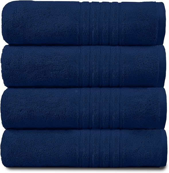 GC GAVENO CAVAILIA New Hampton Hand Towels Pack of 4 in Navy