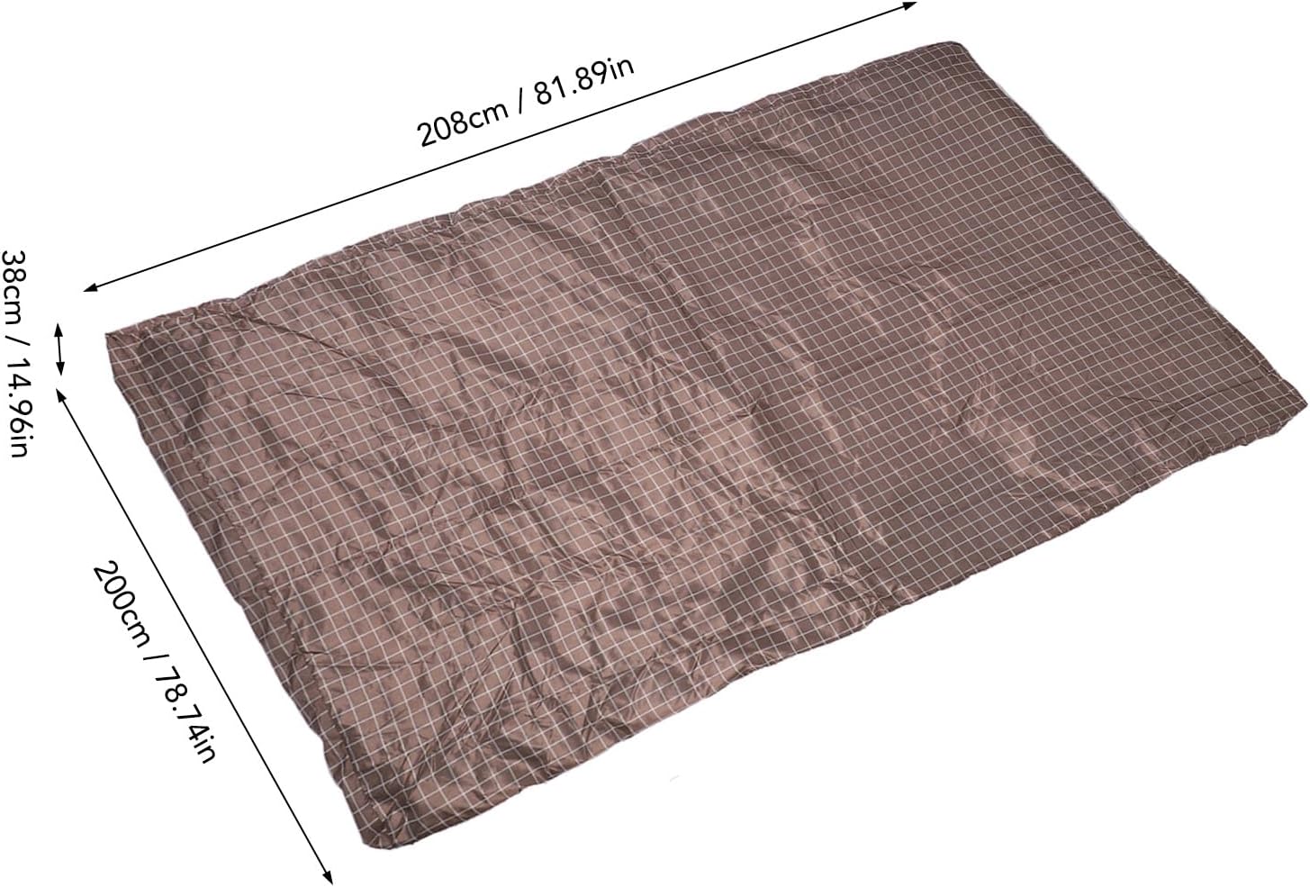 Mattress Bag for Moving and Storage, Oxford Fabric Reusable Mattress Cover with Handles, Full Size Easy Carrier for Home Relocation (208 * 200 * 38cm)