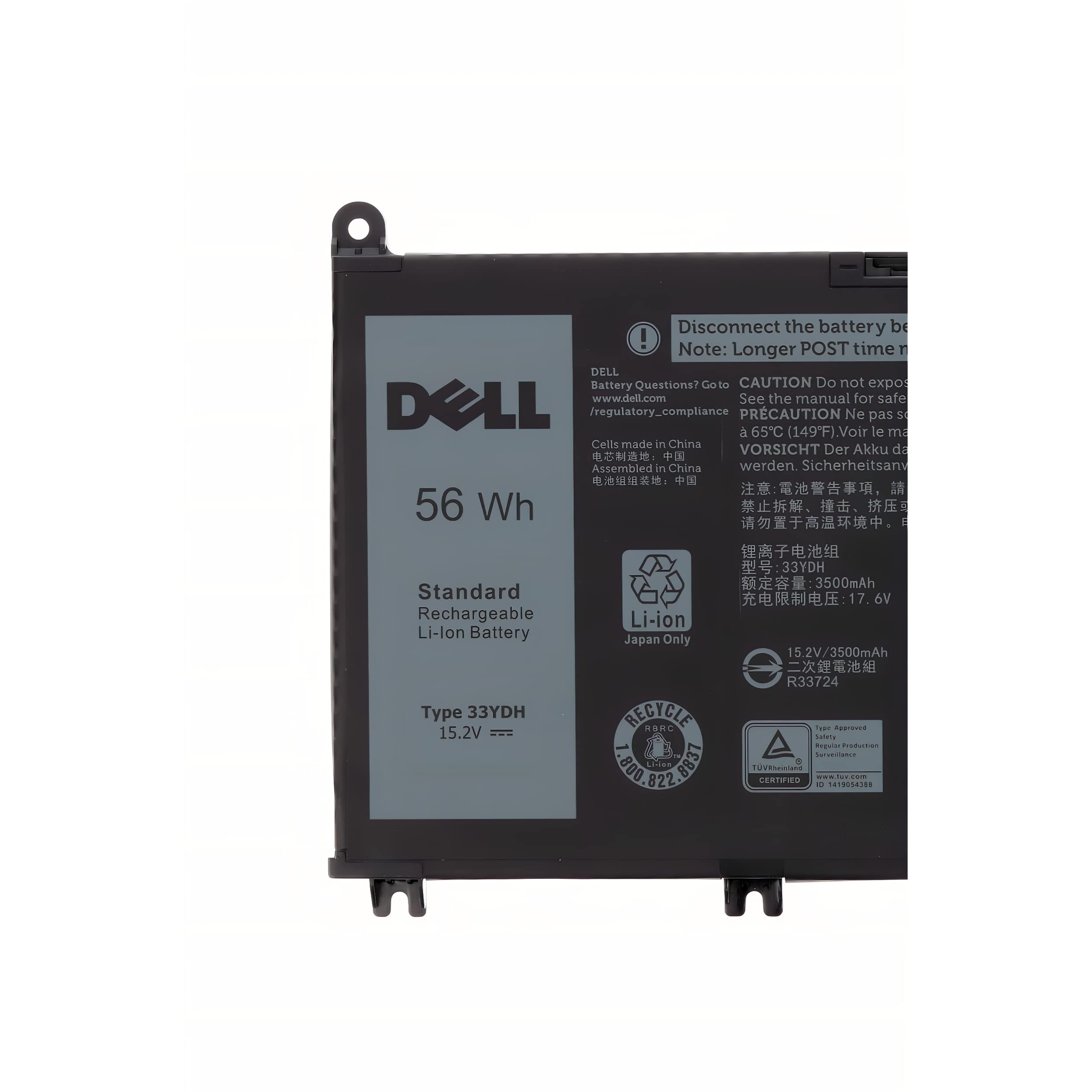 Batteria Originale Dell 56Wh 4C - Compatibile Con Inspiron, Latitude, Vostro E Serie G, Modelli 33YDH/99NF2 - Foto 5