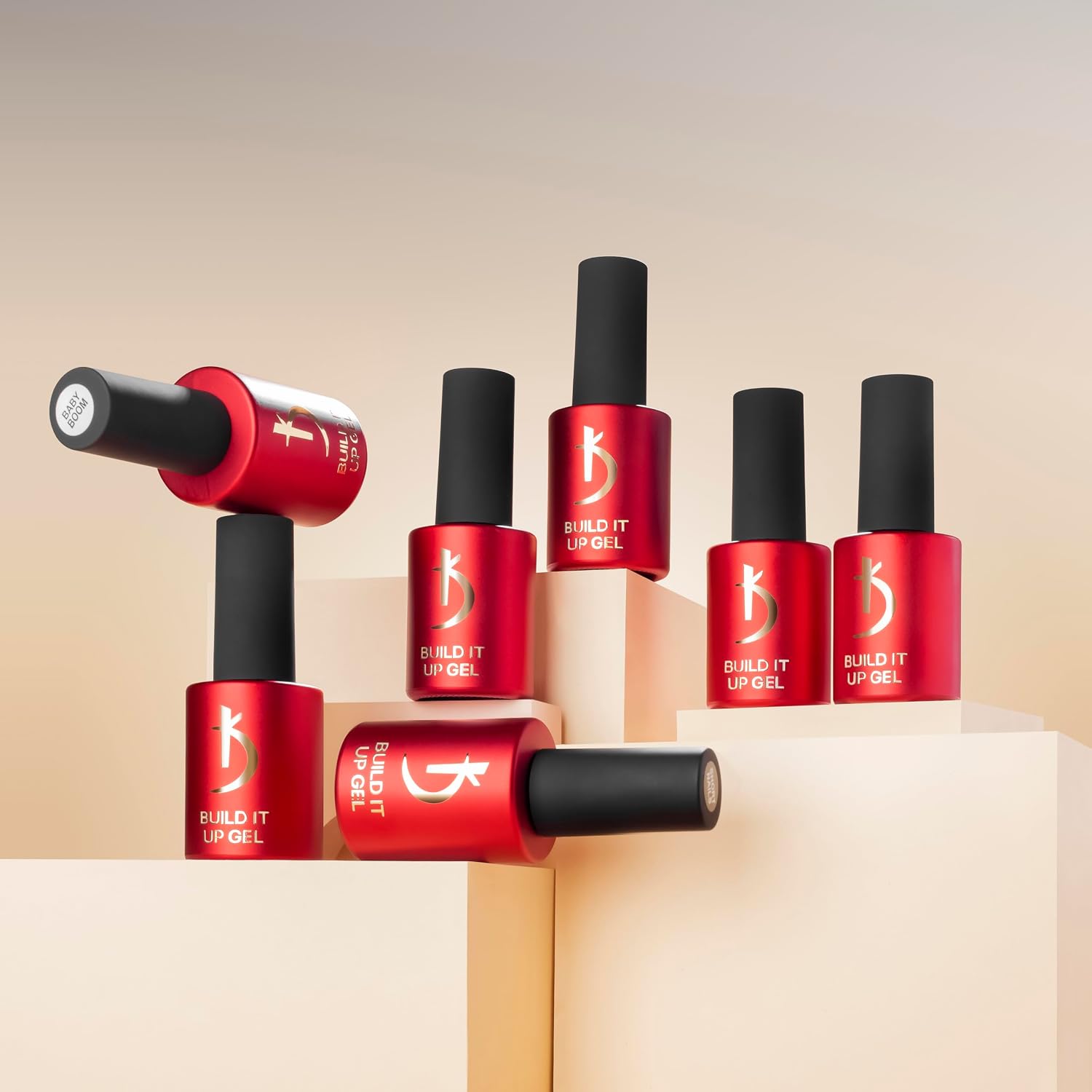 Kodi Professional Build It Up Gel – 15ml | Self-Leveling Builder Gel for Nail Extension & Strengthening | Soak-Off Formula | 16 Shades Available (Baby Boom)