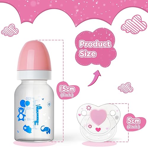 Miniatura 2 de JIZHI Juego de biberón y chupete magnético, accesorios para muñecas de bebé recién nacidas, juguete de alimentación para niños, regalo para niños