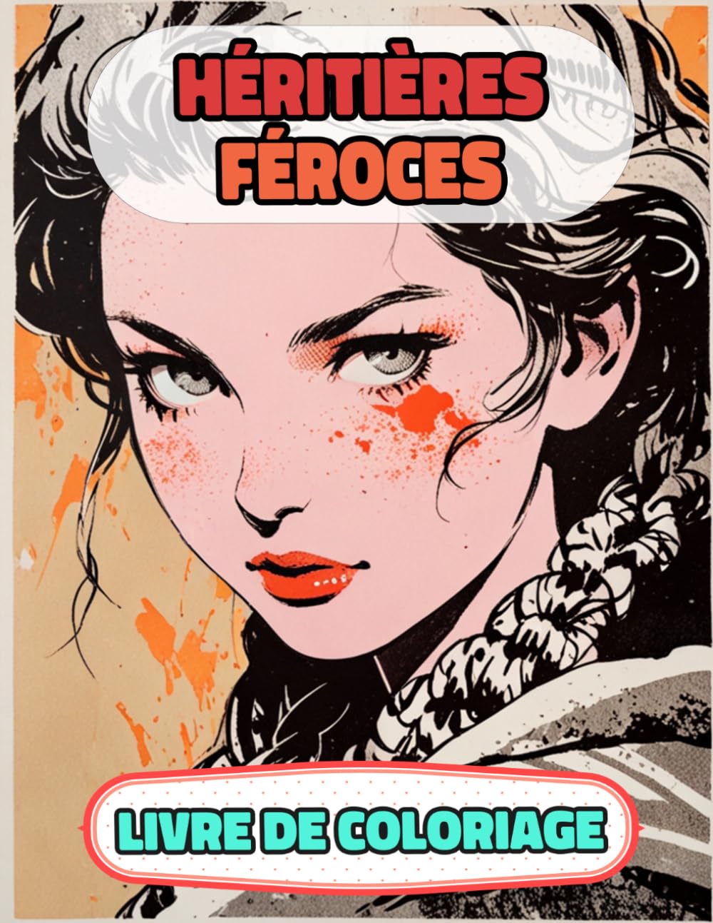 Héritières Féroces Livre De Coloriage: Pages A Colorier De Princesses Héroïnes Reines Femmes Royales Guerrière Palais Fille Château Médiéval Noble ... Relaxation | Pour Enfant Adulte Ado Senior