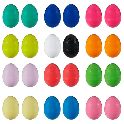 Play-Doh Eggs 24-Pack, Dinosaur & Dragon Egg Hunt Toys, Modeling