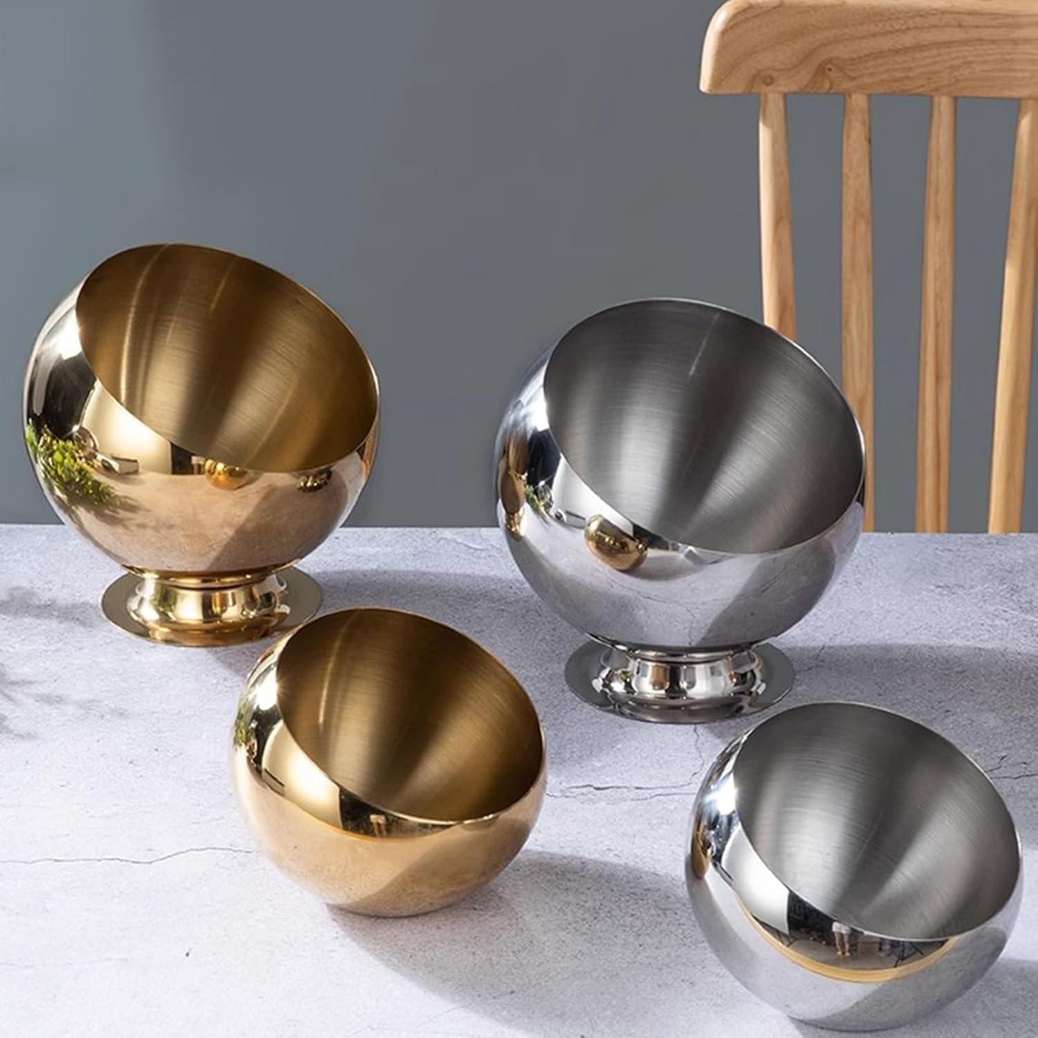 灰皿 ステンレススチール灰皿屋内灰皿灰皿デスクトップ装飾屋外灰皿フルーツレザー収納ボックス 屋内用灰皿(Gold,大きい)