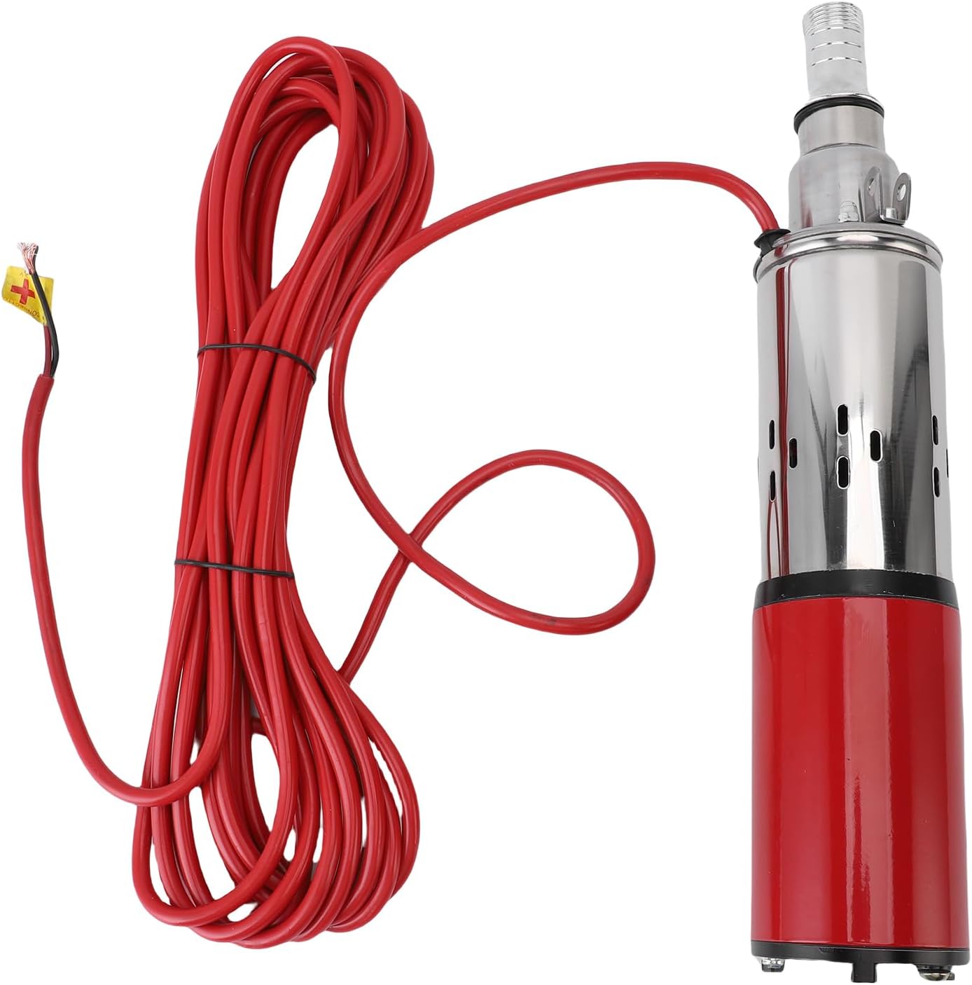 DC 36V Submersible Deep Well, 340W Solar Powered, 6.6GPM, Head 196.9ft, for Agricultural Irrigation, Livestock Drinking