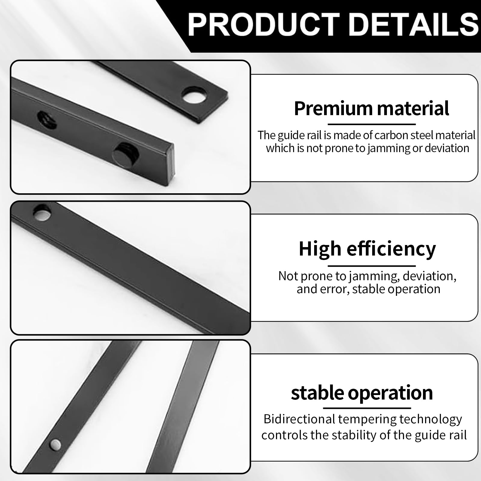 Rail de Guidage Pour Makita Kit, 4Pcs Guide Rail Compatible Pour P-45777 | Connecteurs de Rail de Guidage Scie Circulaire pour Festool und Makita pour Rail Droit Rail Coudé Rail Carré à Rideaux