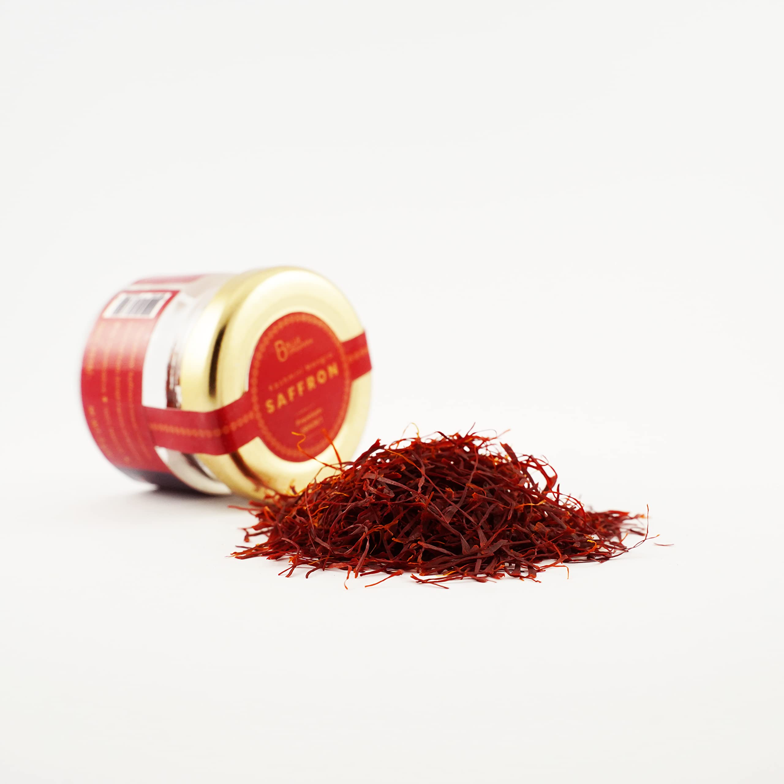 BlueorganikaKashmiri Mogra Saffron (Kesar) | Pure, Natural and Finest A++ Grade | Kashmiri Kesar Red Long Threads | Saffron for Milk, Cooking, Biryani, Skin & Pregnant Women (1 gm)