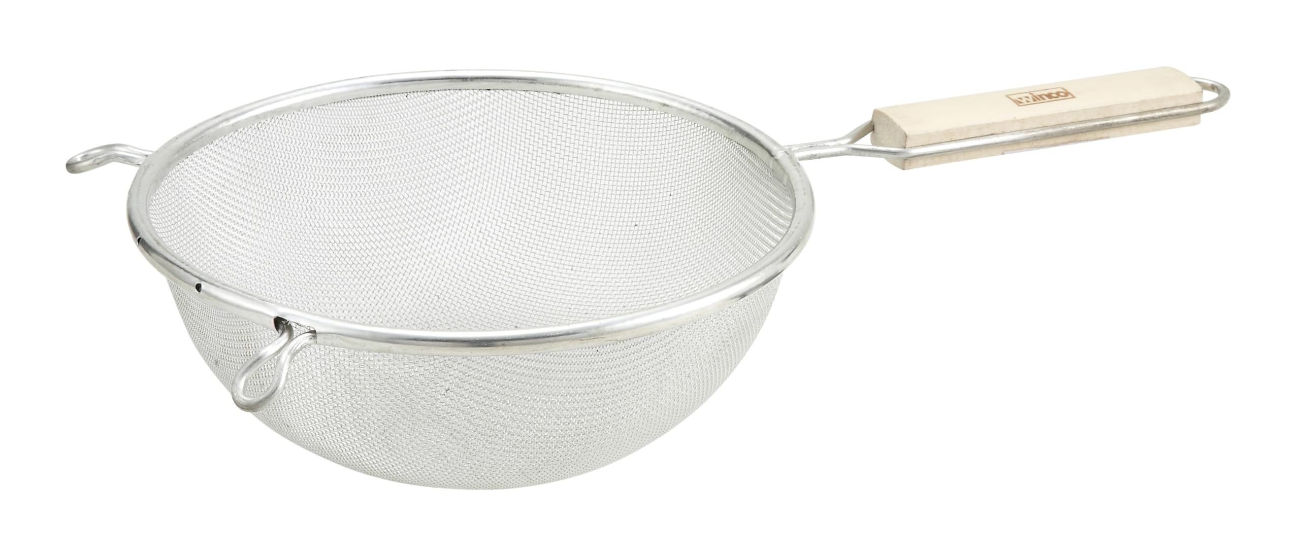 Winco Strainer, 10.25-Inch Diameter, Fine Single Mesh