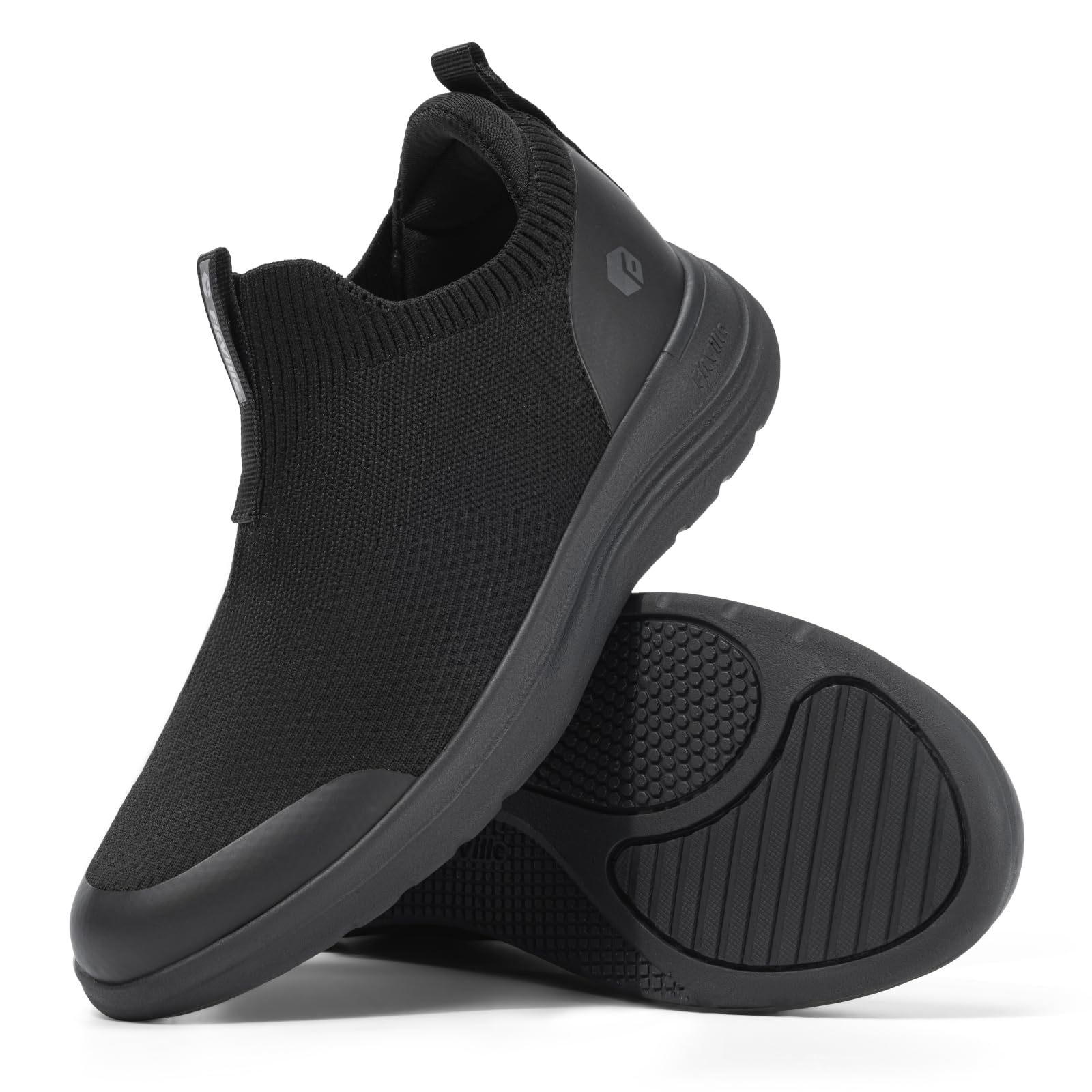 FitVille Slip on Sneaker Damen Extra Weite Walkingschuhe Atmungsaktive Turnschuhe Leichte Freizeitschuhe Freihändige Schlupfschuhe Bequeme Sportschuhe Fitness Jogging Outdoor Gym BriskWalk V3