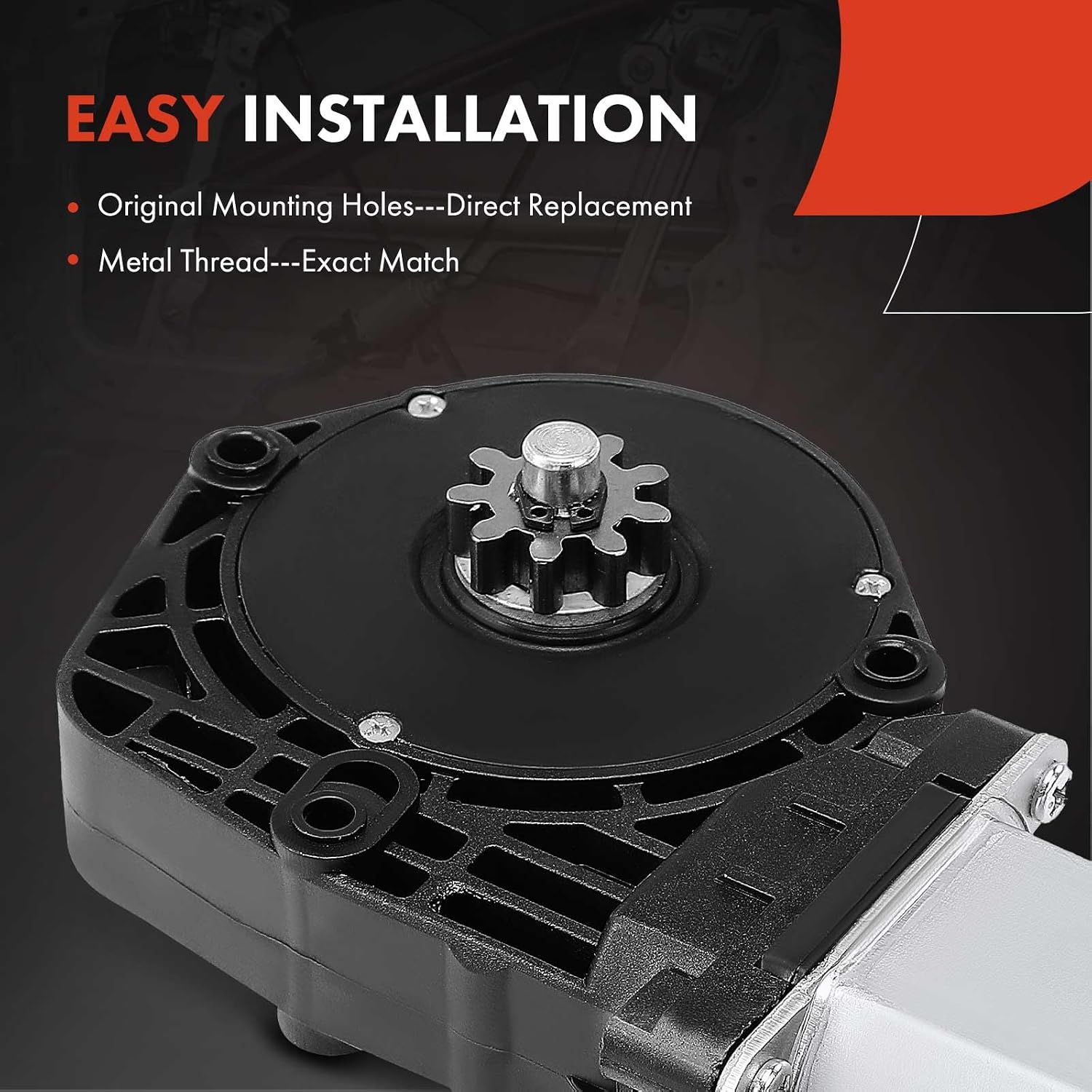 A-Premium Power Window Lift Motor Compatible with Ford F-150 F-250 F-350 F Super Duty Mustang Explorer E-100 Econoline Bronco Mercury Lincoln Continental