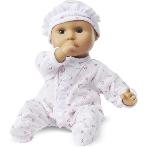 Melissa & Doug Mine to Love Mariana 12" Poseable Baby Doll with Romper, Hat