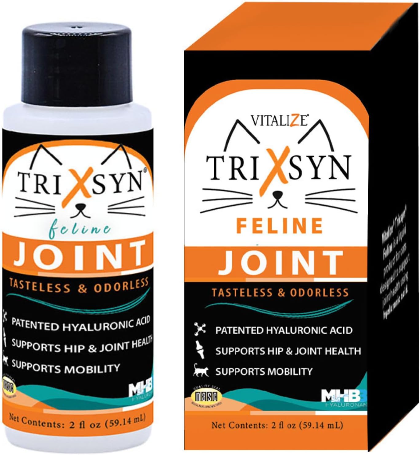 Feline - Naturally Alleviate Discomfort, Promote Healthy Joints, Support Mobility and Cartilage Function for Cats- Patented MHB3 Hylauronan Liquid Formula (2)