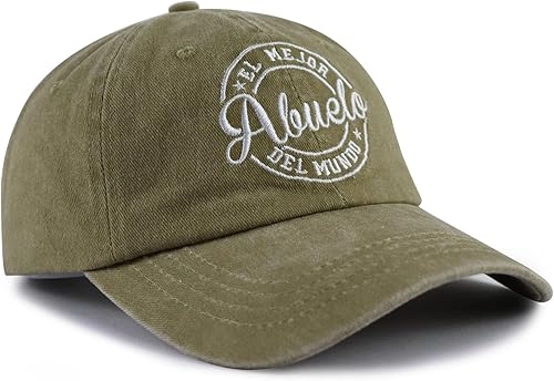 Miniatura 3 de Divertido sombrero Ebromado EL Mejor Abuelo Del Mundo para hombres, gorra de béisbol ajustable de algodón para abuelo