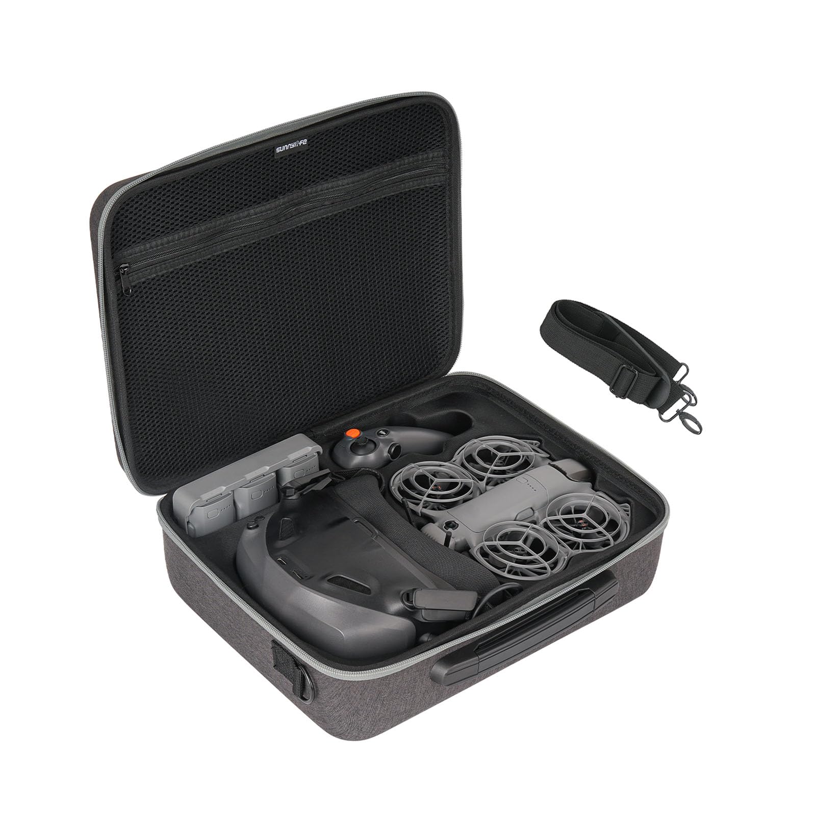 FSIDIWT Neo 2 Carrying Case, Portable Storage Shoulder Bag for DJI Neo 2 Drone Accessories, Fits for DJI Goggles N3, RC Motion 3 Controller, 6