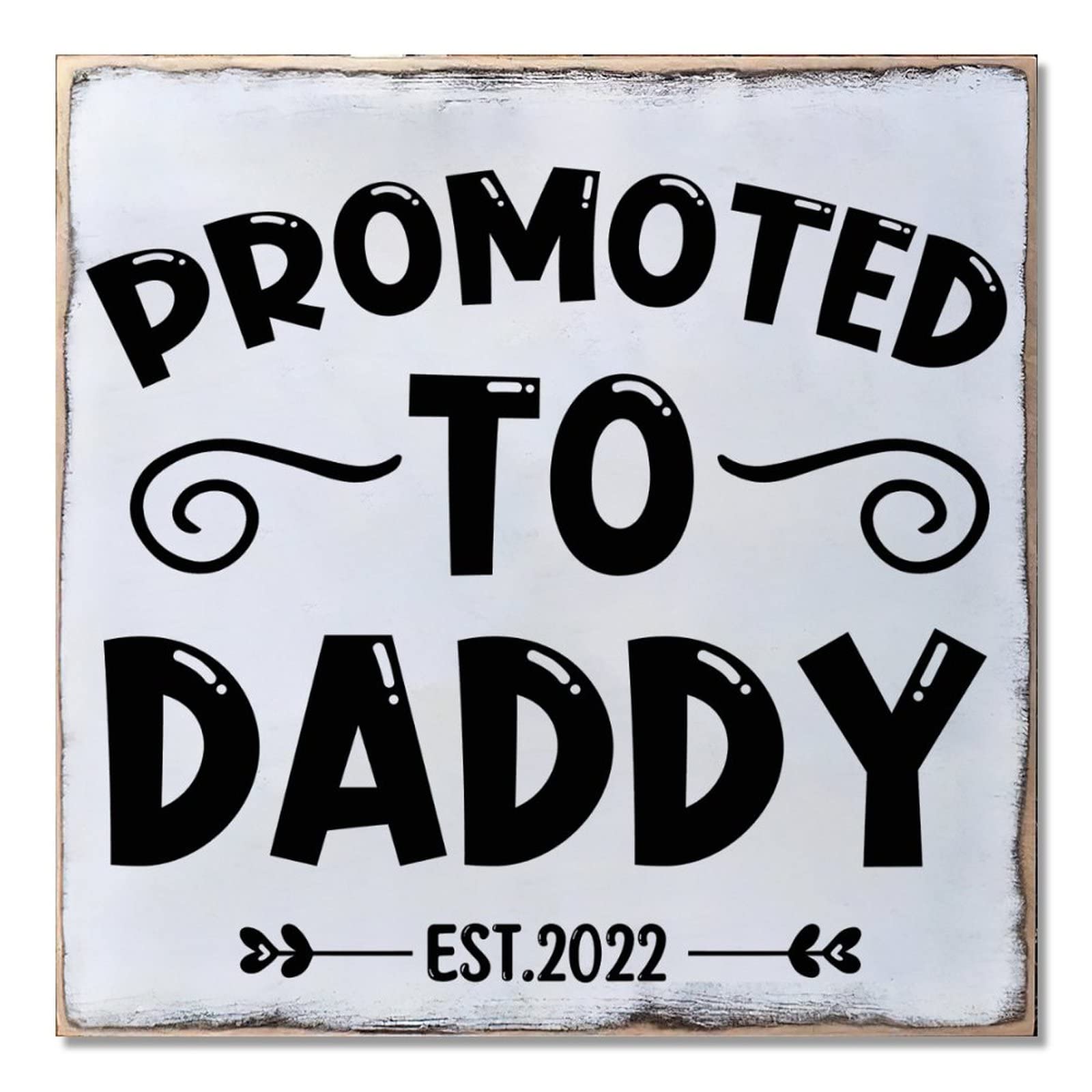 Panneau mural Daddy chic de 40,6 cm pour un Noël élégant et raffiné
