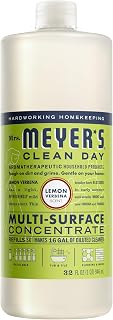 Mrs. Meyer's Lemon Verbena Multi-Surface Cleaner Concentrate 32 oz - Natural Floor, Tile & Counter Spray