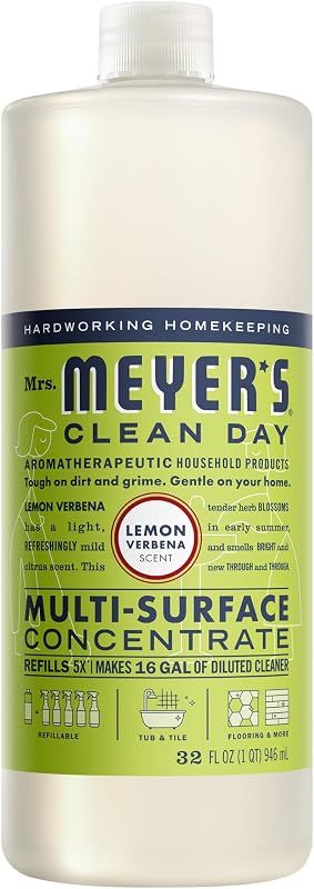 Mrs. MEYER'S CLEAN DAY Concentrado para Limpeza de Múltiplas Superfícies, Lemon Verbena, 946 mL