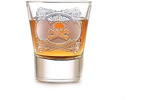 Skull And Cross Bones Groomsman Shot Glasses Set
