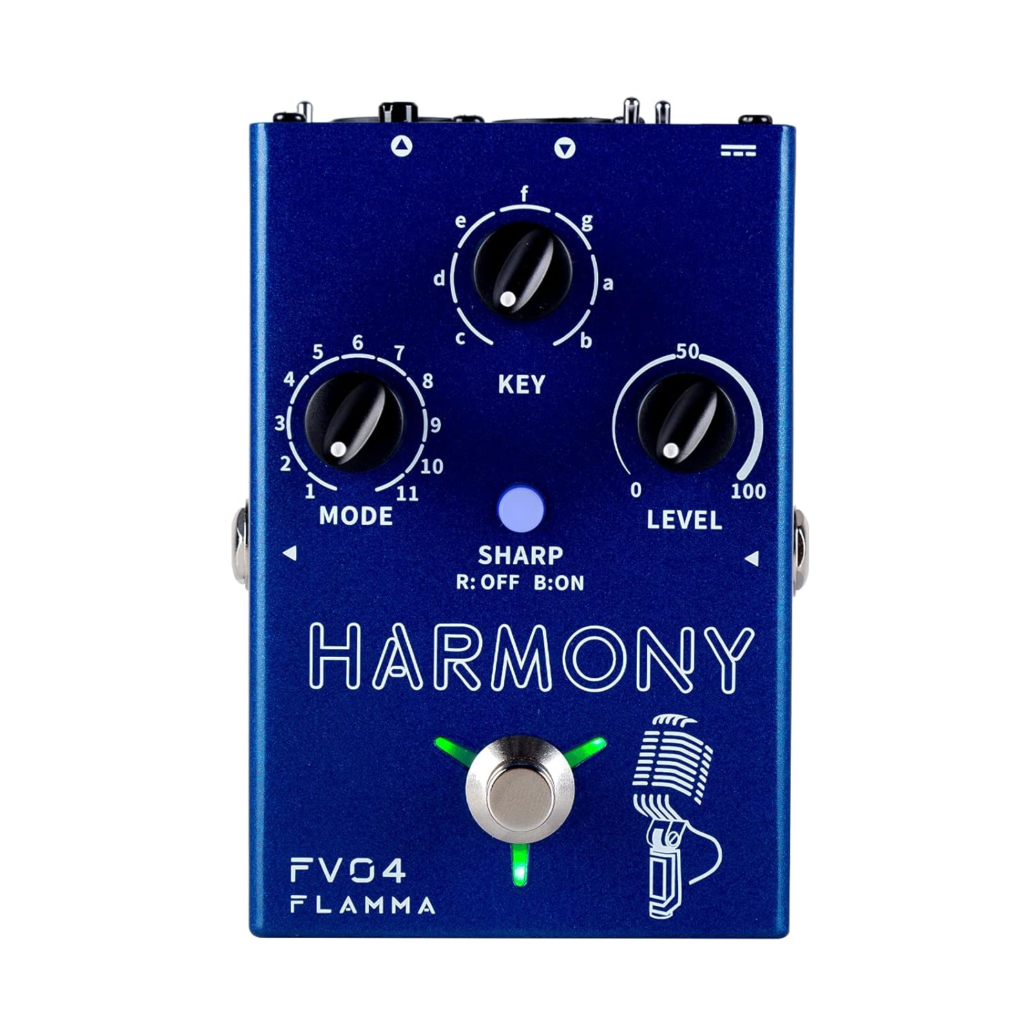 FLAMMA FV04 Harmony Vocal Processor Effects Pedal Reverb 12 Pitches