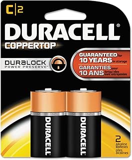 Duracell Copper Top C Duracell Coppertop C Alkaline Batteries 1.5 Volt 2 Each