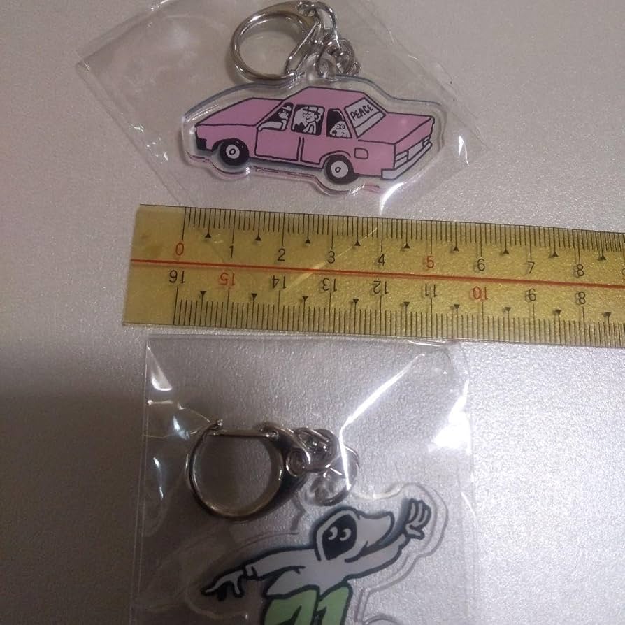 Amazon.co.jp: 茅ヶ崎FMアクリルキーホルダー2個 ガチャガチャ