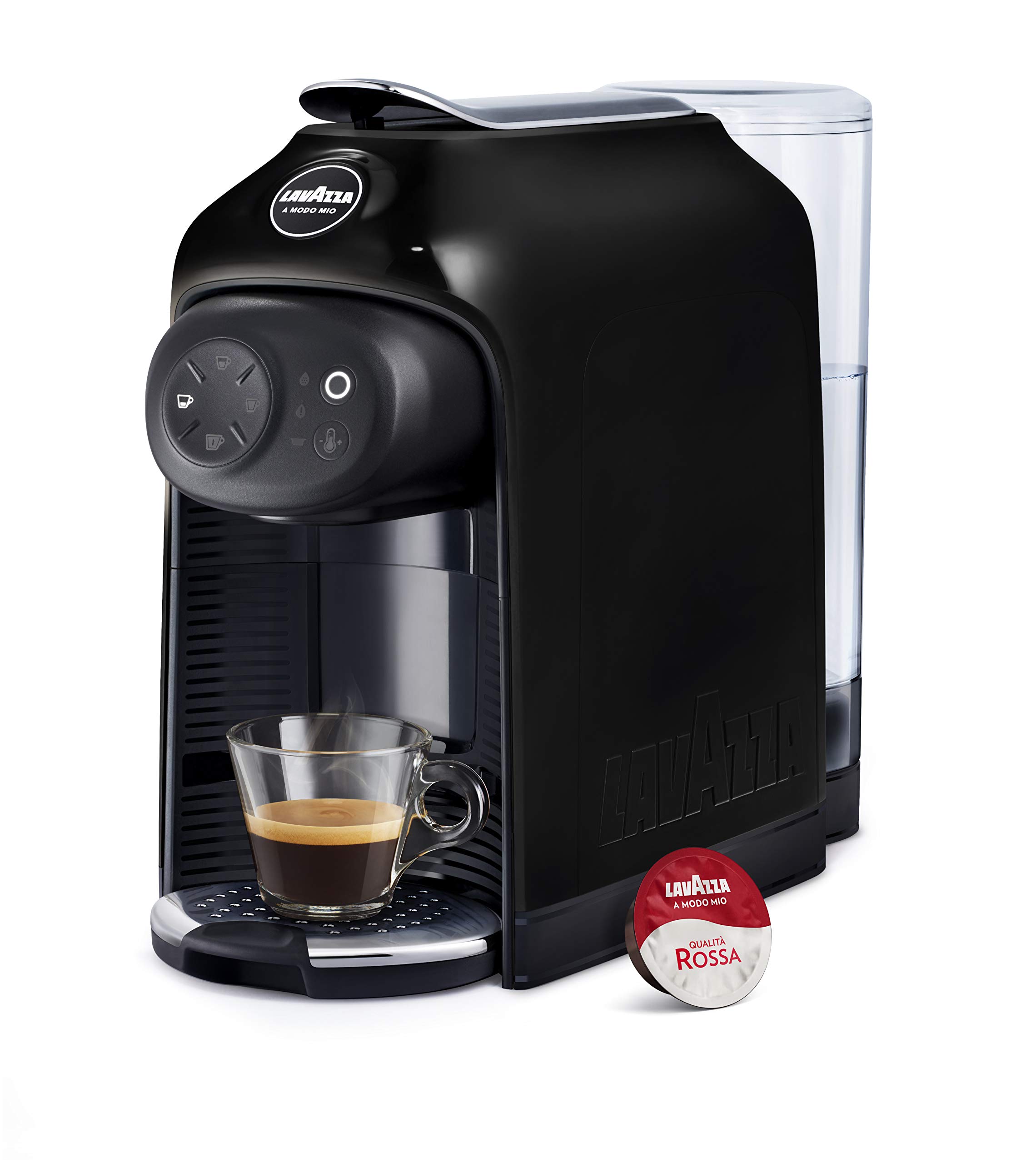 Lavazza a Modo Mio Idola Macchina caffè, Touch, 1500 watt, 1.1 L, ABS, Black Ink
