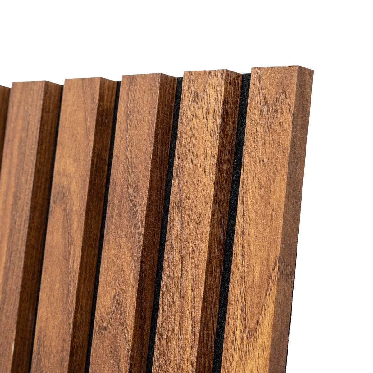 Atmosphera Créateur d'intérieur - Pannello Decorativo in Legno di Colva - 240x60cm - Finitura Noyer - Riduzione del Rumore