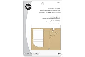 Dritz Sew-On Repair Pockets: No-Sew Convenience for Fabric Refresh
