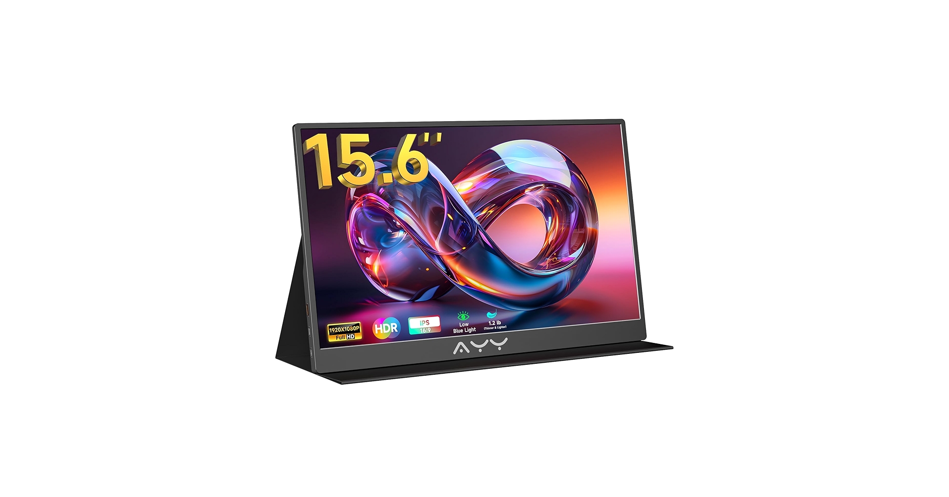 AYY ポータブルモニター 15インチ FHD 1080P USB C Amazon.com: AYY 15 Inch Portable Monitor 1080P FHD 100% sRGB