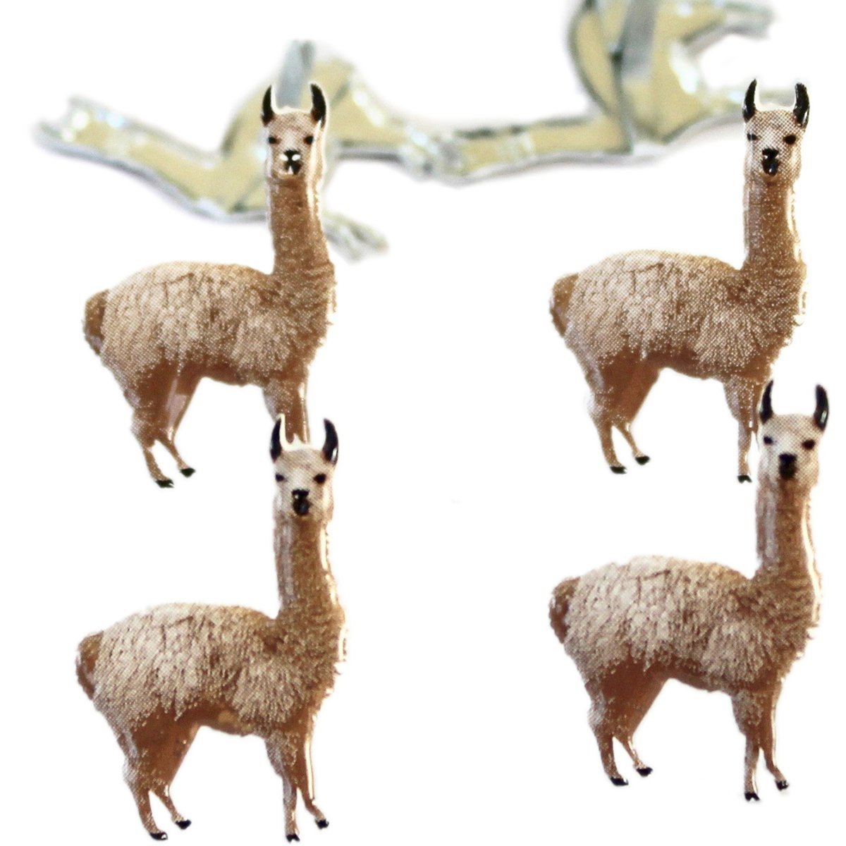 Brads de llama Eyelet Outlet encuadernadores para manualidades y scrapbooking paquete de 12 unidades