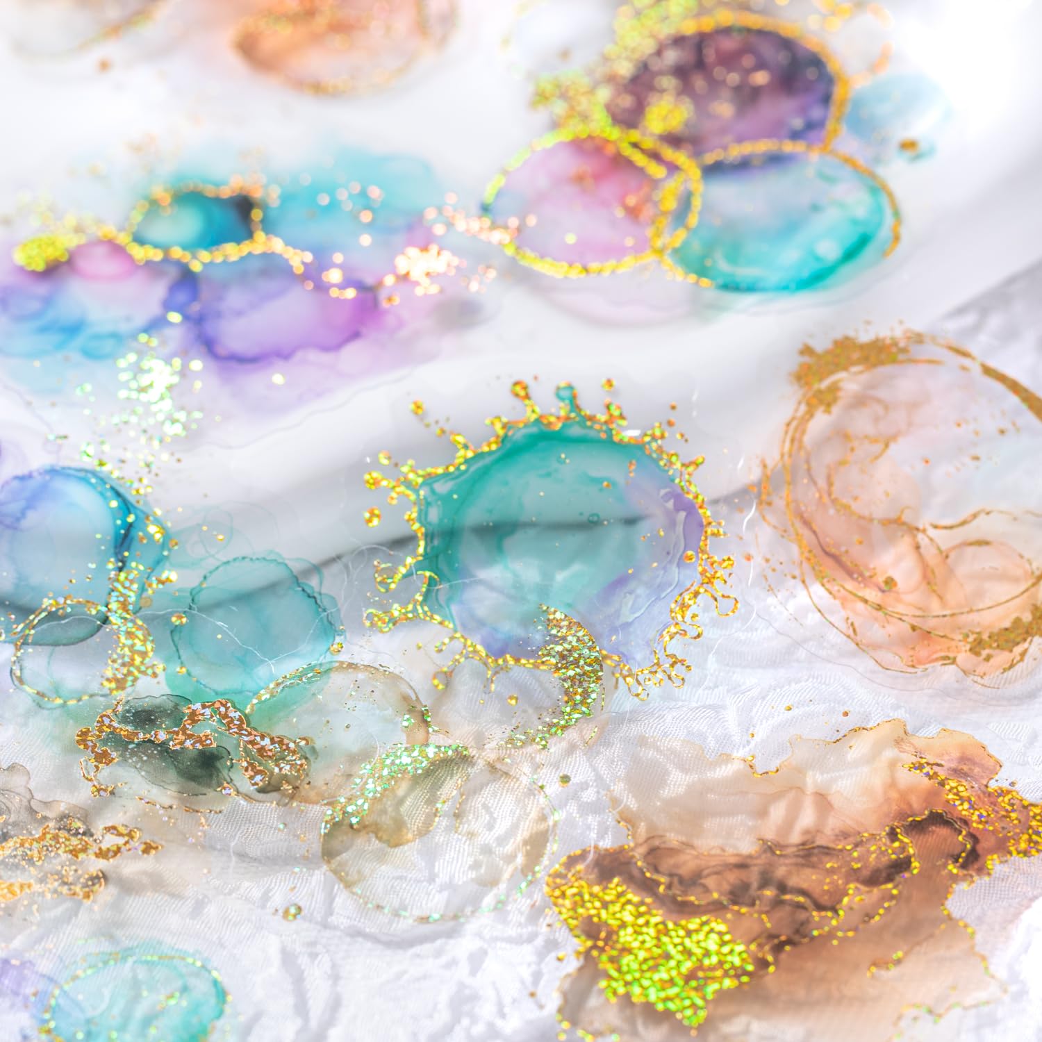 Alideco 90pcs Scrapbook Stickers Vintage Watercolor Smudge Scrapbooking Junk Journal Crafts Embelishment Decoration Stickers (xingchenguiji)