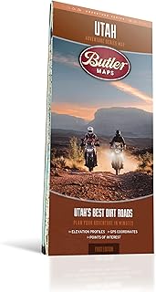 Best Dirt Roads in Utah - Utah Adventure Series Map