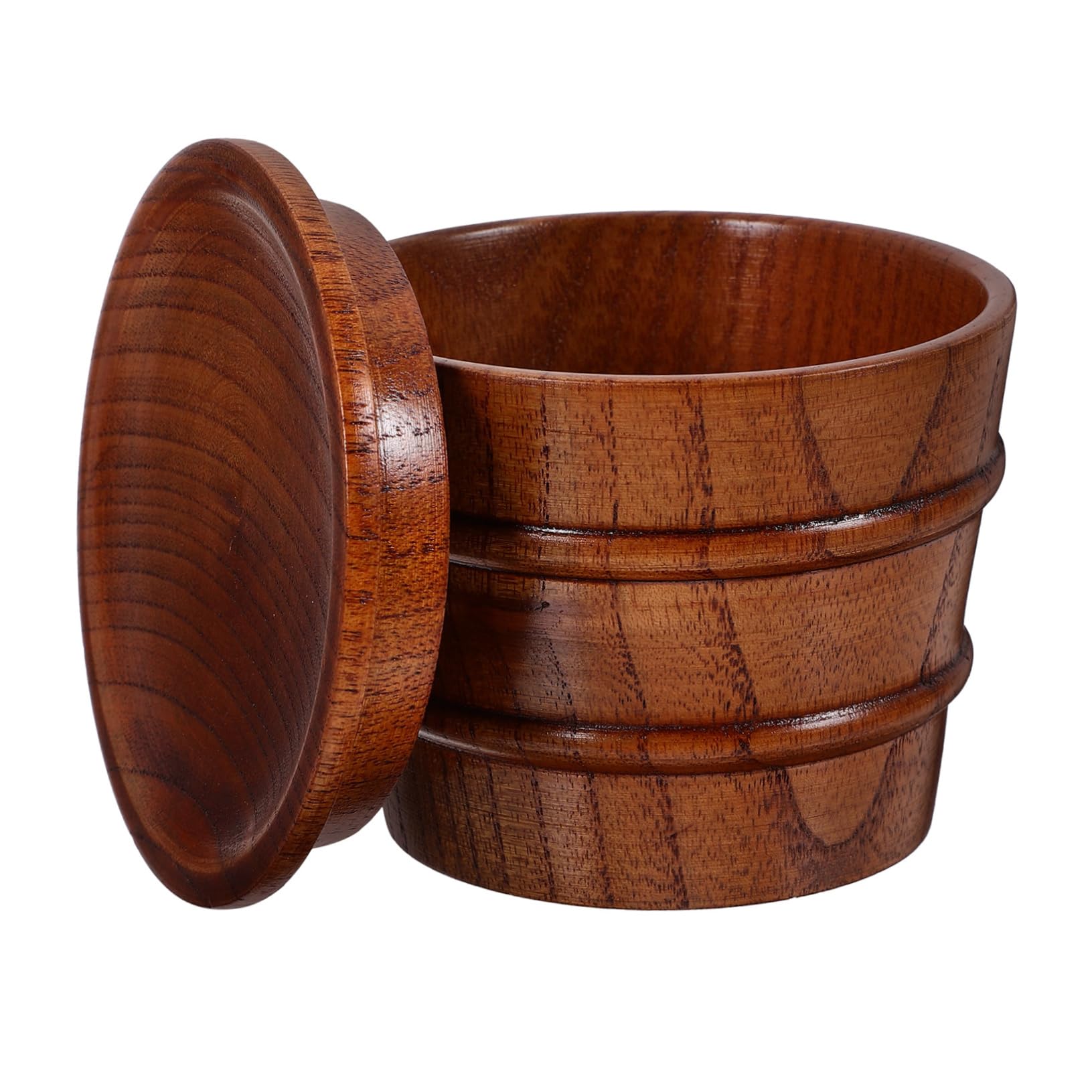 OUNONA 4stücke Holzbecher Mit Deckel Eleganter Trinkbecher Für Kaffee Tee Und Bier Handgefertigte Holztasse Für Stilvolle Anlässe Vielseitige Verwendung Küche Und Bar
