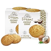Vista 7 de COCONUTS - Kit, 2 cajas con 4 unidades - 1 caja de galleta de coco y 1 caja de galletas de coco con cacahuetes - Macarrones, aperitivos veganos, sin