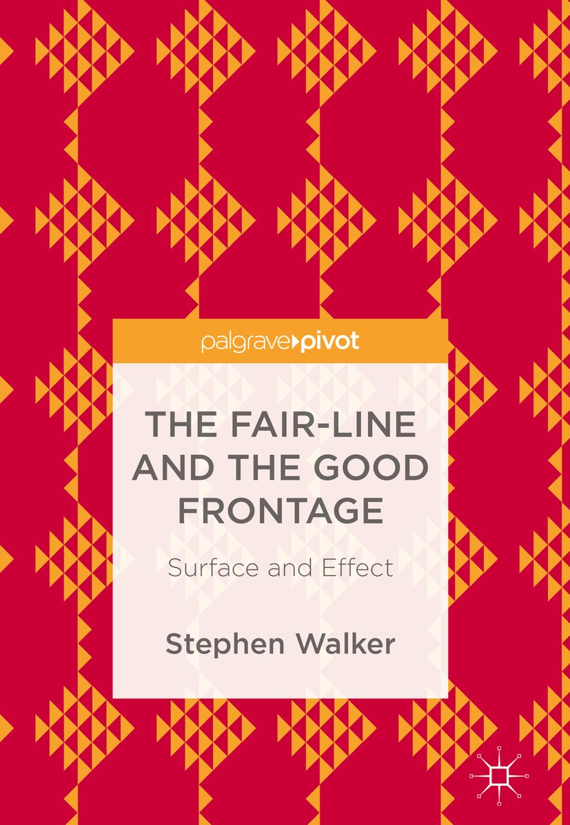 Surface and Effect livre architecture en anglais The Fair-Line and the Good Frontage