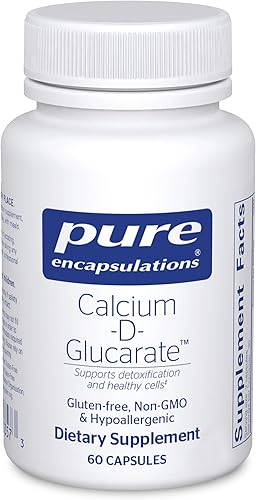 Pure Encapsulations Calcio-D-Glucarato | Suplemento para apoyar la salud celular en el hígado, los pulmones, la mama y el colon* | 60 cápsulas