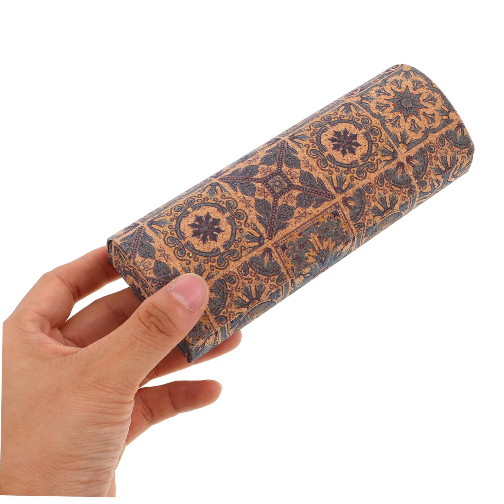 Custodia Rigida per Occhiali Retrò Boho Chiusura Magnetica | Confezione da 4 Pezzi, Formato 15, 6x5, 8x3, 4cm, per Uso Quotidiano e Viaggio