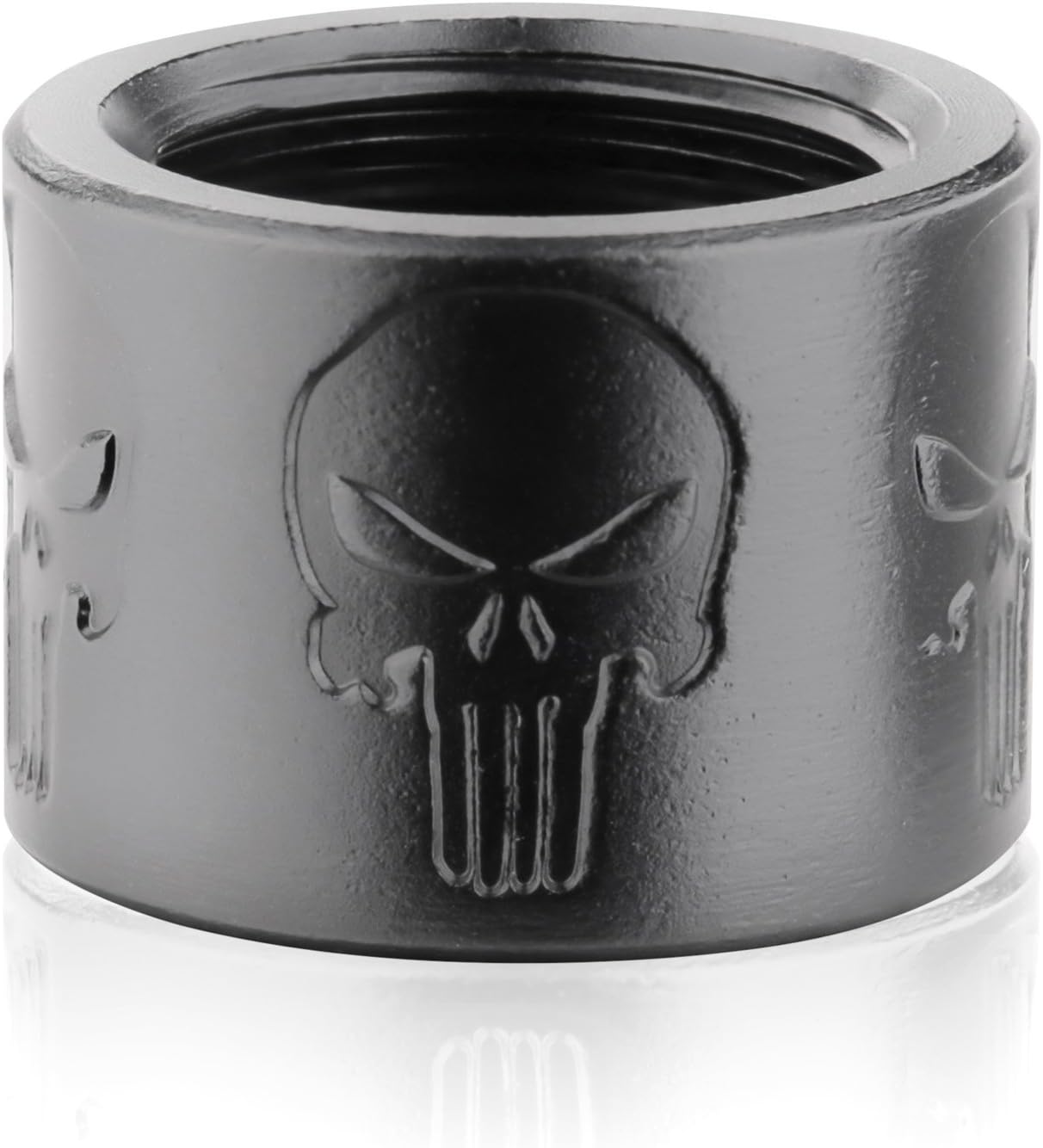 Backup Tactical 1/2X28 Skull X Thread Protector, Black