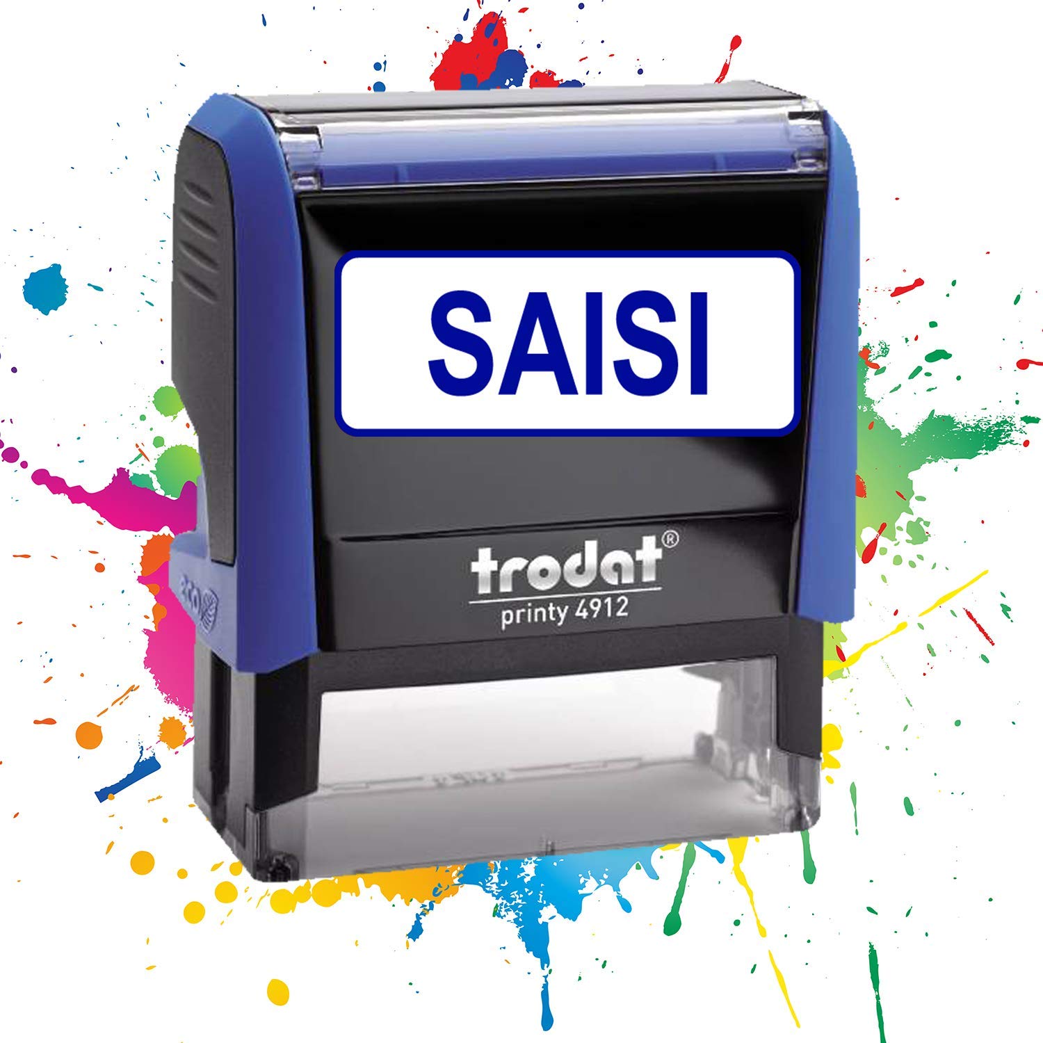 Trodat 4912 Professional Ink Pad – Pre-determined Text – Footprint 47 x 18 mm – 19 Designs Available (SAISI)